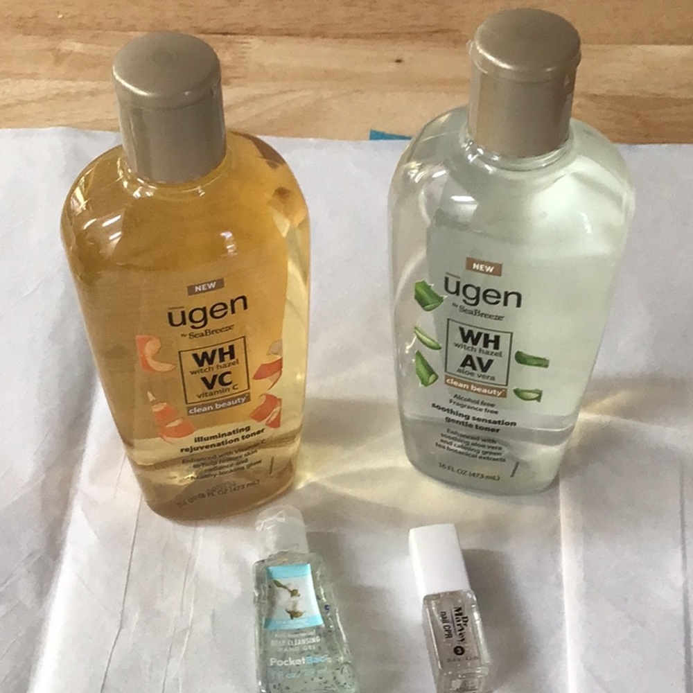 Urgent New two 16 oz. Witch Hazel Vitamin C & Aloe, vail cpr & hand sanitizer